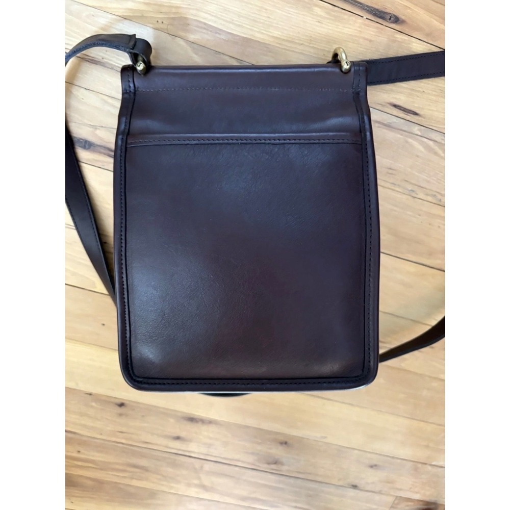 Vintage Coach Murphy Bag 9930 Mahogany Leather 1998 USA Crossbody - Picture 2 of 11
